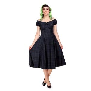 Black Watch Dolores Doll Dress by Collectif
